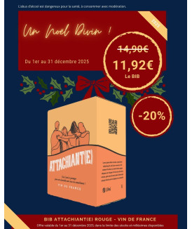 BIB Attachiant(e) Rouge 3L