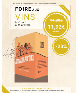 BIB Attachiant(e) Rouge 3L